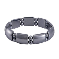 Terahertz Cushion Block and Beaded Stretch Bracelet 131.00 ctw
