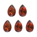 AA Brazilian Cherry Citrine Set of 5 (Pear 9x6 mm) 4.80 ctw Loose Gemstone - Sticky add to cart bar