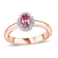 Epic Deal 10K Rose Gold AAA Narsipatnam Pink Spinel, Diamond (G-H, I2) Ring (Size 10.0) 0.60 ctw - Sticky add to cart bar