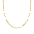 10K Yellow Gold 5.5mm Paper Clip Necklace 22 Inches 14.50 Grams - Sticky add to cart bar