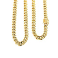 10K Yellow Gold 6mm Miami Cuban Necklace 22 Inches with Open Box Clasp 21.70 Grams - Sticky add to cart bar