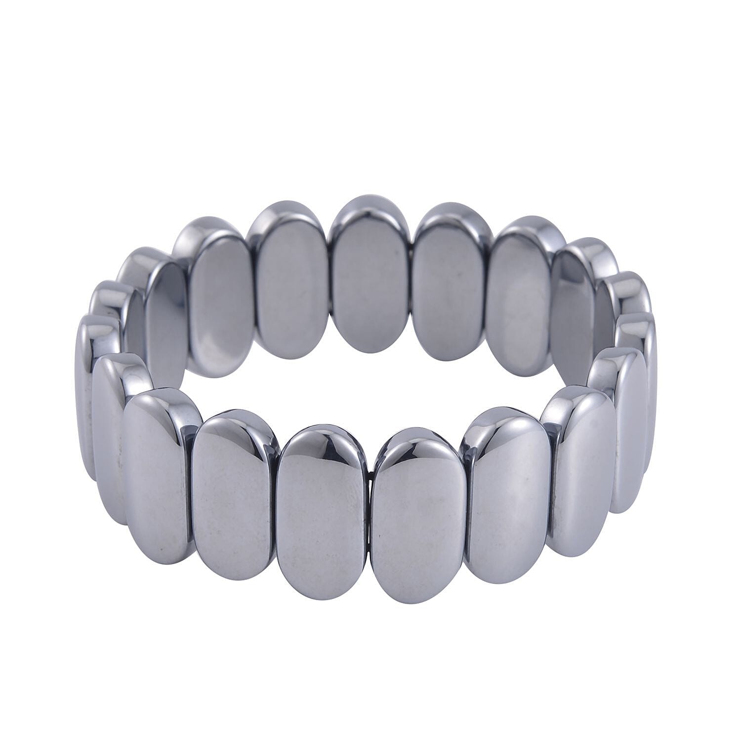 Terahertz 189.00 ctw Oval Block Stretch Bracelet
