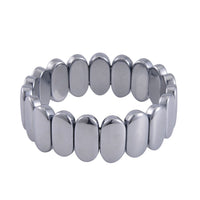 Terahertz 189.00 ctw Oval Block Stretch Bracelet