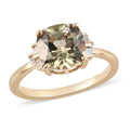 ONE OF A KIND Luxoro 14K Yellow Gold AAA Turkizite and G-H I3 Diamond Ring (Size 6.5) 3.40 ctw - Sticky add to cart bar