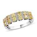Modani 14K Yellow & White Gold Natural Yellow and White Diamond (I2-I3) Ring (Size 10.0) 1.25 ctw - Sticky add to cart bar