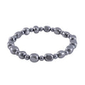 Terahertz 120.00 ctw Tumble Shape Stretch Anklet (10In) - Sticky add to cart bar