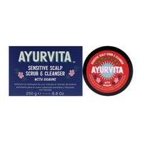 AyurVita Sensitive Scalp Scrub & Cleanser with Brahmi (8.8oz)