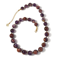 D'Joy Cacoxenite Beaded Graduated Necklace 18-20 Inches in Vermeil Yellow Gold Over Sterling Silver 533.30 ctw