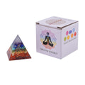 Multi Gemstone 375.00 ctw Seven Chakra Pyramid in Silvertone - Sticky add to cart bar