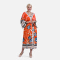 Peacock Printed Long Kimono Bust - Sticky add to cart bar