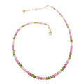 Luxoro 14K Yellow Gold Premium Multi-Tourmaline Beaded Necklace (18-20 Inches) 80.00 ctw - Sticky add to cart bar