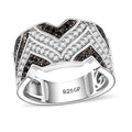 GP Black Diamond (IR), Diamond Men's Ring in Rhodium Over Sterling Silver (Size 6.0) 0.50 ctw - Sticky add to cart bar
