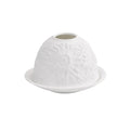 Lion Pattern Porcelain Candle Holder with LED light (5"x5"x5.3") - Sticky add to cart bar