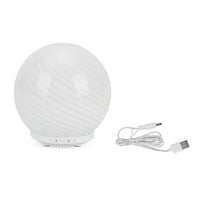 Spherical Aroma Diffuser with 10 Essential Oils & Color Changing Mood Lights (5W, 120ml)