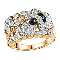 Karis Diamond Accent Ring in 18K YG Plated