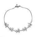 Turtle Bracelet in Platinum Bond & Stainless Steel (10.50 In) - Sticky add to cart bar
