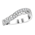 Simulated Diamond Ring in Silvertone (Size 10.0) - Sticky add to cart bar