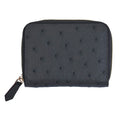 Black Ostrich Skin Texture Leather RFID Wallet - Sticky add to cart bar