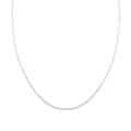 Rope Necklace in Sterling Silver 9.0 Grams 24 Inches - Sticky add to cart bar