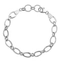 Artisan Crafted Sterling Silver Link Bracelet (7.25 In) 6 Grams - Sticky add to cart bar