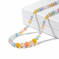 Luxoro AAA Multi Beryl 125.00 ctw Beaded Graduated Necklace in 14K Yellow Gold 18-20 Inches - Sticky add to cart bar