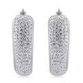 Austrian Crystal Hoop Earrings in Sterling Silver - Sticky add to cart bar