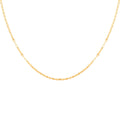 14K Yellow Gold Over Sterling Silver Necklace 24 Inches 3.20 Grams - Sticky add to cart bar