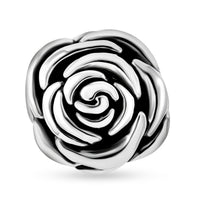 Sterling Silver Rose Flower Ring (Size 10.0) (4 g)