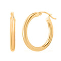 10K Yellow Gold Hoop 3x25mm Earrings (1.70 g) - Sticky add to cart bar
