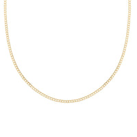 10K Yellow Gold 2mm Cuban Necklace 24 Inches 1.90 Grams