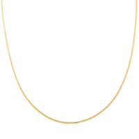 14K Yellow Gold Spiga Chain Necklace 20 Inches 3.55 Grams