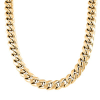 10K Yellow Gold 13mm Miami Cuban Chain Necklace 20 Inches 75.4 Grams