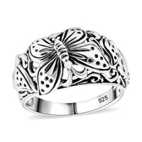 Bali Legacy Butterfly Ring in Sterling Silver 4.15 Grams