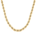 10K Yellow Gold 5mm Diamond-cut Rope Chain Necklace 28 Inches 10.50 Grams - Sticky add to cart bar