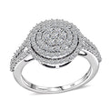 Luxuriant Lab Grown Diamond G-H SI, 1.00 ctw Cocktail Ring in 10K White Gold - Sticky add to cart bar