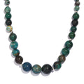 Chrysocolla 274.00 ctw Necklace 18 Inches in Sterling Silver - Sticky add to cart bar