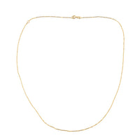 Cable Chain Necklace in 18K Yellow Gold 18 Inches