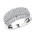 Diamond 1.00 ctw Ring in Rhodium Over Sterling Silver - Sticky add to cart bar