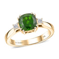 Certified & Appraised Luxoro 10K Yellow Gold AAA Chrome Diopside, Diamond (G-H, I2) Ring (Size 10.0) (Del. in 7-10 Days) 1.75 ctw - Sticky add to cart bar