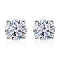 Luxuriant Lab Grown Diamond 1.00 ctw Stud Earrings in Platinum Over Sterling Silver - Sticky add to cart bar