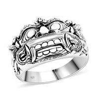 Bali Legacy Sterling Silver Barong Ring (Size 10.0) (10 g)