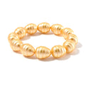 Golden Color Shell Pearl Stretch Bracelet - Sticky add to cart bar