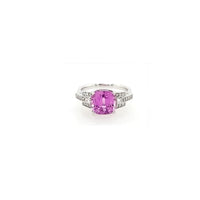Certified & Appraised Rhapsody AAAA Patroke Kunzite and E-F VS Diamond 6.25 ctw Ring in 950 Platinum (Size 8.0) 8.10 Grams