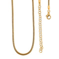 Doorbuster Bali Legacy 22K Vermeil YG Over Sterling Silver Tulang Naga Necklace (18-22 Inches) (18.20 g) - Sticky add to cart bar