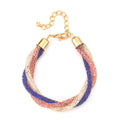 Doorbuster Multi Color Austrian Crystal Bracelet in Goldtone (8-10In) - Sticky add to cart bar