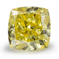 IGI Certified Luxuriant Lab Grown Yellow Diamond (VS2) (Cush Mix Mix) 2.50 ctw