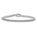 10K White Gold Luxuriant Lab Grown Diamond (E-F, VS) Tennis Bracelet (6.50 In) (Del. in 10-15 Days) 7.00 ctw - Sticky add to cart bar