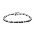 Doorbuster Karis Ruby 5.85 ctw Tennis Bracelet in 18K Yellow Gold Plated (6.50 In) - Sticky add to cart bar