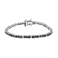 Doorbuster Karis Ruby 5.85 ctw Tennis Bracelet in 18K Yellow Gold Plated (6.50 In)