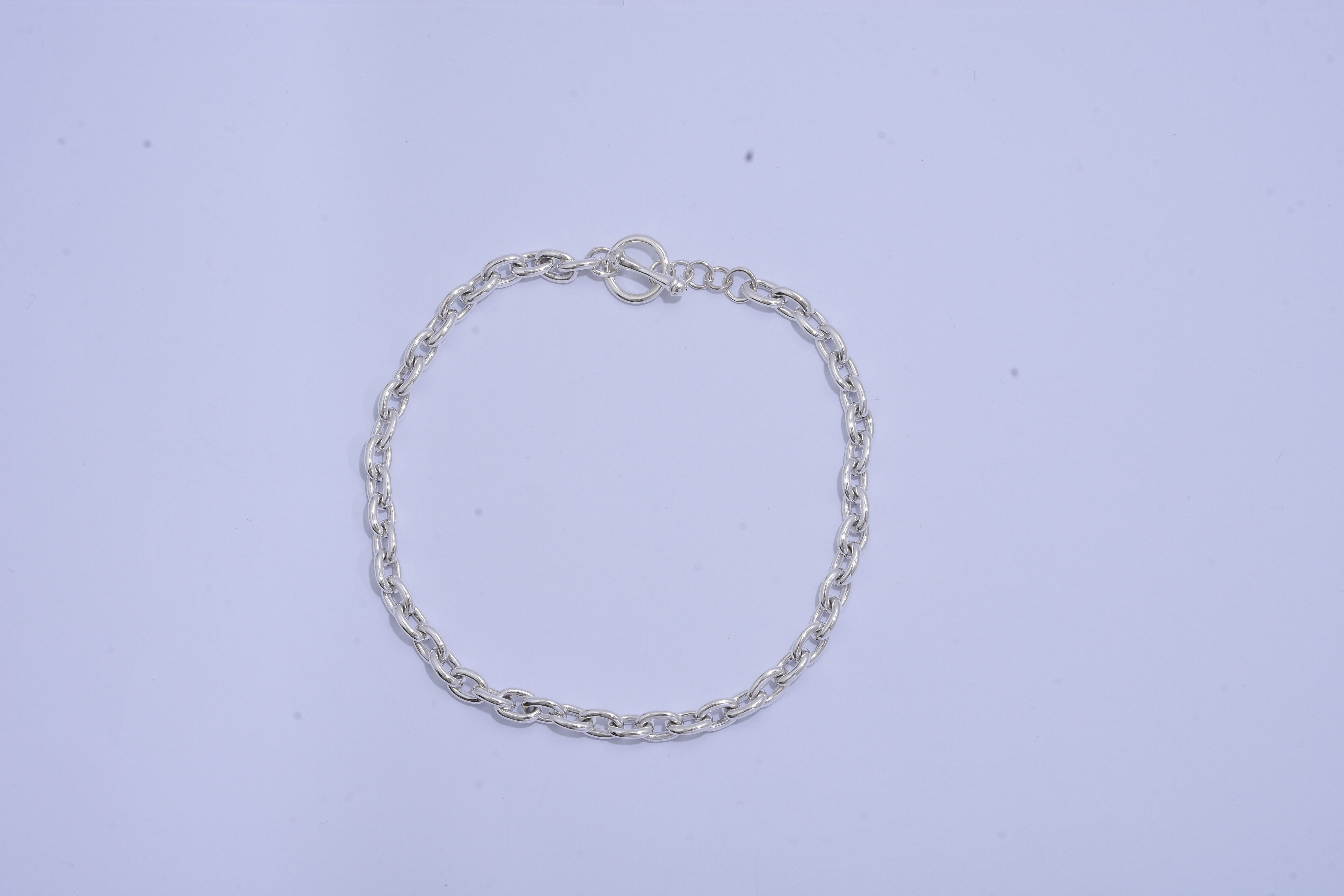 Sterling Silver Cable Chain Necklace 20 Inches 44.5 Grams